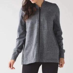 Lululemon Pleat to Street bomber jacket